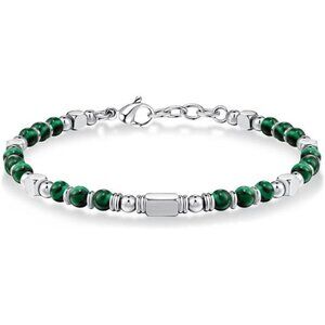 Bracelets for Women Silver & Green
